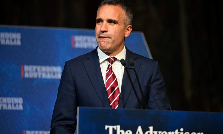 Peter Malinauskas MP, Premier of South Australia delivers his Keynote address to Defending Australia 2025 at Parliament House in Canberra.