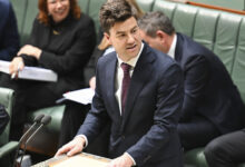 CANBERRA, AUSTRALIA - NewsWire Photos - September 4, 2025: Minister for Aged Care and Seniors, Sam Rae during Question Time at Parliament House in Canberra. Picture: NewsWire / Martin Ollman