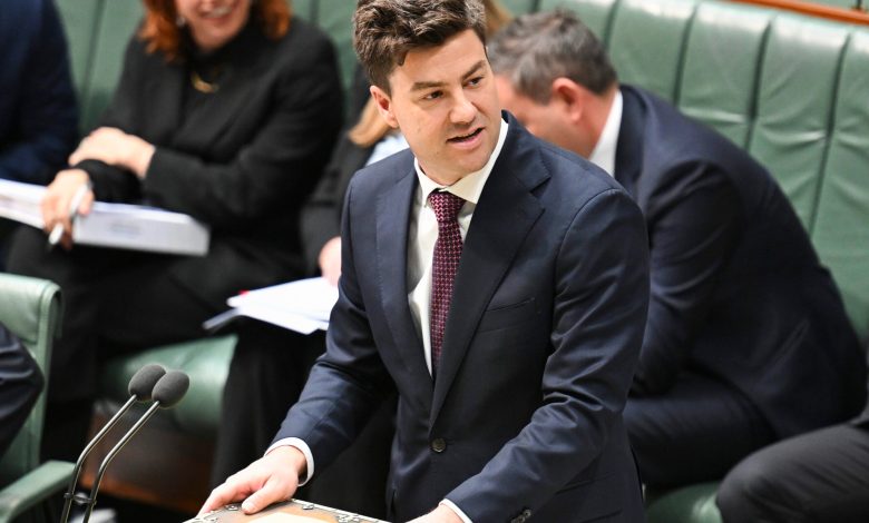 CANBERRA, AUSTRALIA - NewsWire Photos - September 4, 2025: Minister for Aged Care and Seniors, Sam Rae during Question Time at Parliament House in Canberra. Picture: NewsWire / Martin Ollman