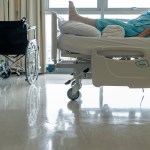 Asian senior women admit at the hospital. Old people was sick.