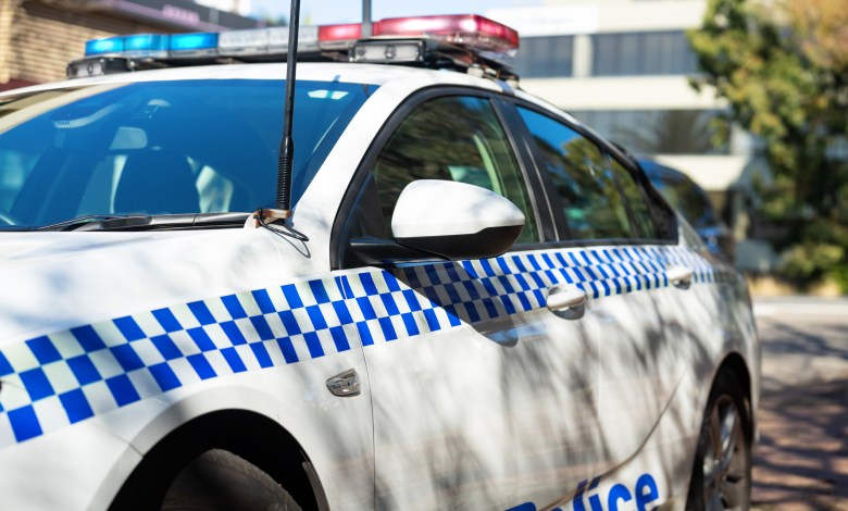 Close up of a Police vehicle, Sydney, Australia